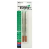 Pens|Schmidt Ink Schmidt 888 Safety Ceramic Rollerball Metal Tube Refill, Fits Universal Pens, Fine, Red, 2 Pack (SC58102)