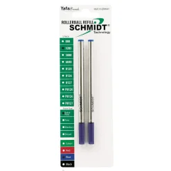 Pens|Schmidt Ink Schmidt 5285 Safety Rolling Tube Needle Point Refill, Fits Most Capped Rollerball Pens, Fine, Blue, 2 Pack (SC58116)