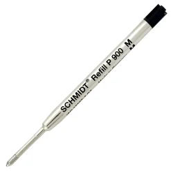 Pens|Schmidt Ink Schmidt P900 Ballpoint TC Ball Refill, To Fit Parker Ballpoint Pens, Medium, Black, 2 Pack (SC58135)