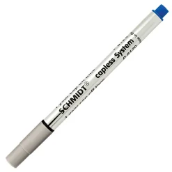 Pens|Schmidt Ink Schmidt P8120 Short Capless Rollerball Refill, Broad, Blue, 2 Pack (SC58134)