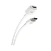 scosche ExtendIt 3' USB Type-C to USB Type-C Cable, Female to Male, White (USBCEXT3WT-SP)