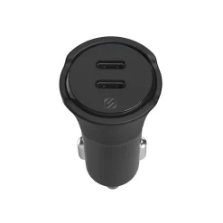 PowerVolt USB Car Charger for Most Smartphones, Black (CPDCC40-SP)<scosche