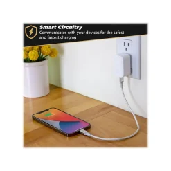 PowerVolt USB-C Fast Wall Charger for Most Smartphones, White (HPDC30WT-SP)<scosche Sale