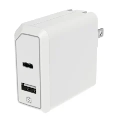 USB-C / USB-A Fast Charger for Home<scosche New