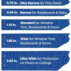 Discount Scotch Blue Painter's Masking Tape, Blue, 3