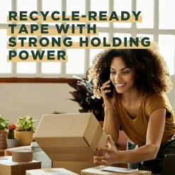 Online Scotch Box Lock Paper Packaging Tape, 1.88" x 25 yds., Brown (7850-23-8GC)