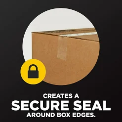 New Scotch Box Lock Shipping Packing Tape, 1.88 in. x 38.2 yds., Clear, 3 Pack (3950S-3)