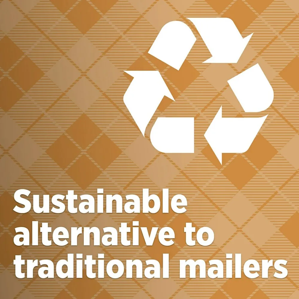 Hot Scotch Curbside Recyclable Padded Mailer, 13" x 18", Tan, 1/Pack (CR-6-1)