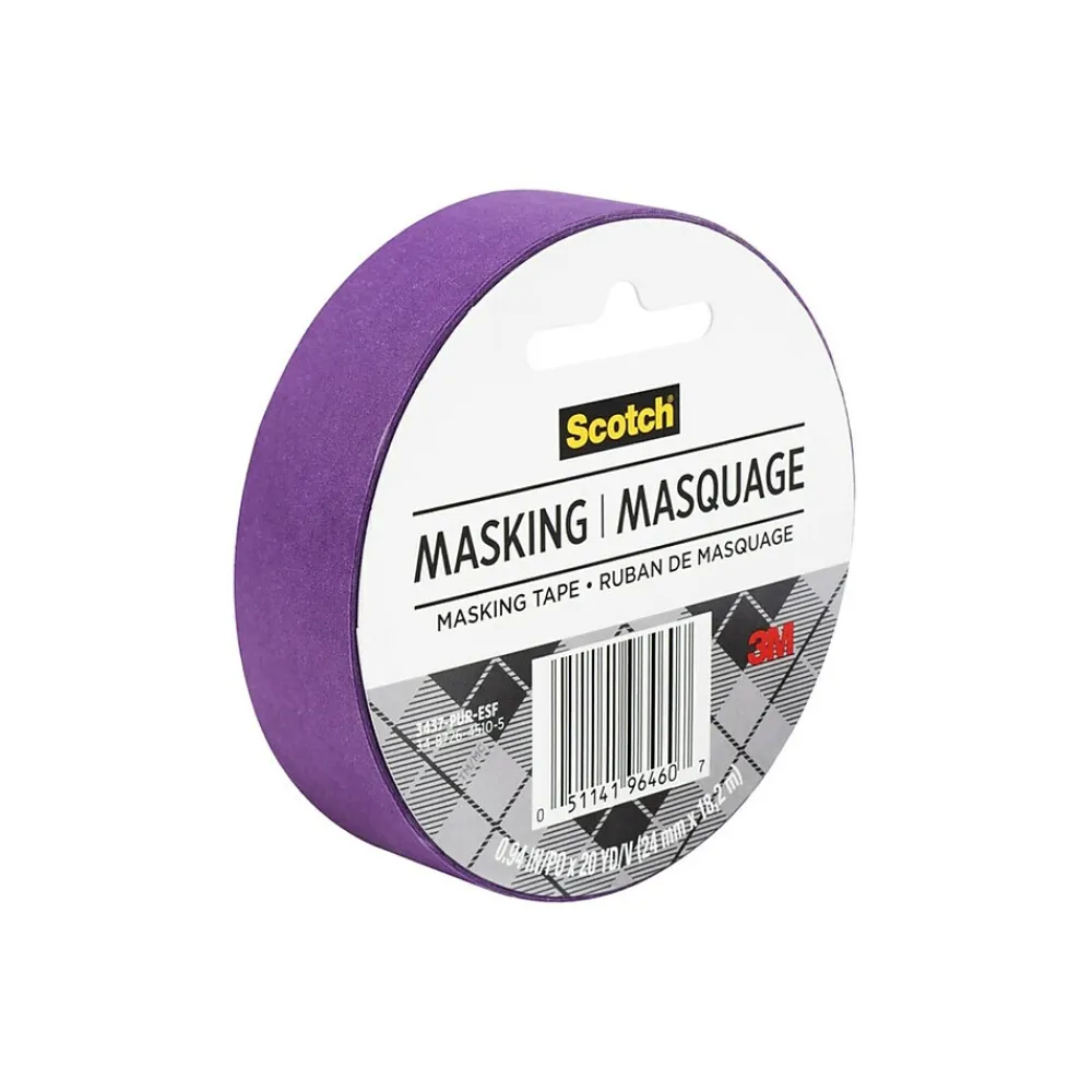 Sale Scotch ® Expressions Masking Tape, .94" x 20 yds., Purple (3437-PUR)