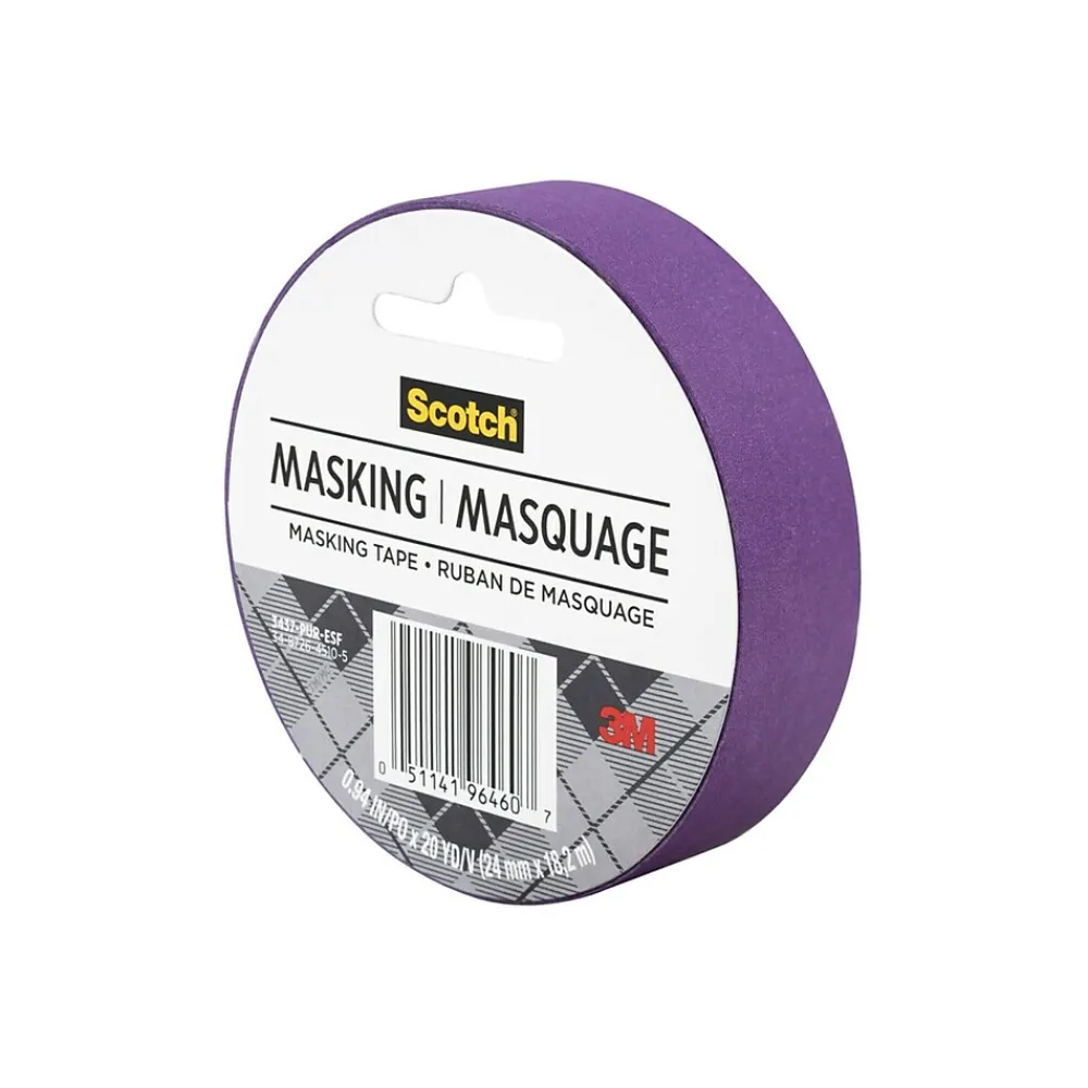 Sale Scotch ® Expressions Masking Tape, .94" x 20 yds., Purple (3437-PUR)