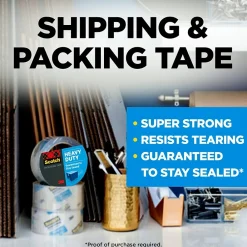 Online Scotch Heavy Duty Packing Tape, 1.88" x 54.6 yds., Clear, 18/Pack (385018CP)