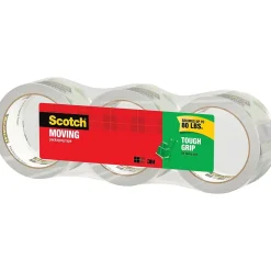 Discount Scotch Packing Tape, 1.88" x 43.7 yds., Clear, 3/Pack (3500-40-3)