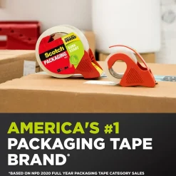 Clearance Scotch Sure Start Packing Tape, 1.88
