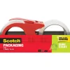 New Scotch Sure Start Packing Tape with Dispenser, 1.88" x 38.2 yds., Clear, 2/Pack (3450S-2-1RD)