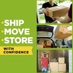 Scotch Sure Start Shipping Packing Tape with Dispenser, 1.88