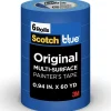 Sale Scotch Blue ORIGINAL Painter's Tape Value Pack, 0.94" x 60 yds., Blue, 6/Rolls (2090-24EVP)