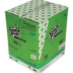 Green General Purpose Scouring Pad, 10/Pack (96CC)<Scotch-Brite Hot