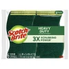 Heavy Duty Sponge with Scrubber, Green/Yellow, 6 Sponges/Pack (426)<Scotch-Brite