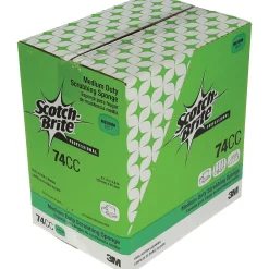 Medium Duty Scrub Sponge, Green/Yellow, 10/Pack (74CC)<Scotch-Brite Online