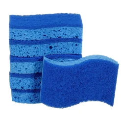Non-Scratch Scrub Sponge, Blue, 6/Pack (526-5)<Scotch-Brite Hot