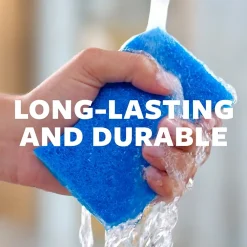 Non-Scratch Scrub Sponge, Blue, 3/Pack (MP-3-8-D)<Scotch-Brite Hot