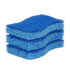 Non-Scratch Scrub Sponge, Blue, 3/Pack (MP-3-8-D)<Scotch-Brite Hot