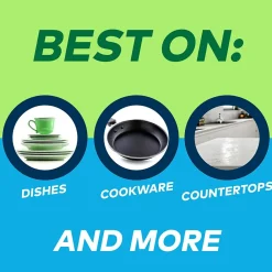 Stay Fresh Non-Scratch Scrubbers, Blue, 2 Sponges/Pack (SDA-2)<Scotch-Brite New