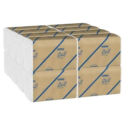 Scott C-Fold Paper Towels, 1-ply, 150 Sheets/Pack, 16 Packs/Carton (45786)