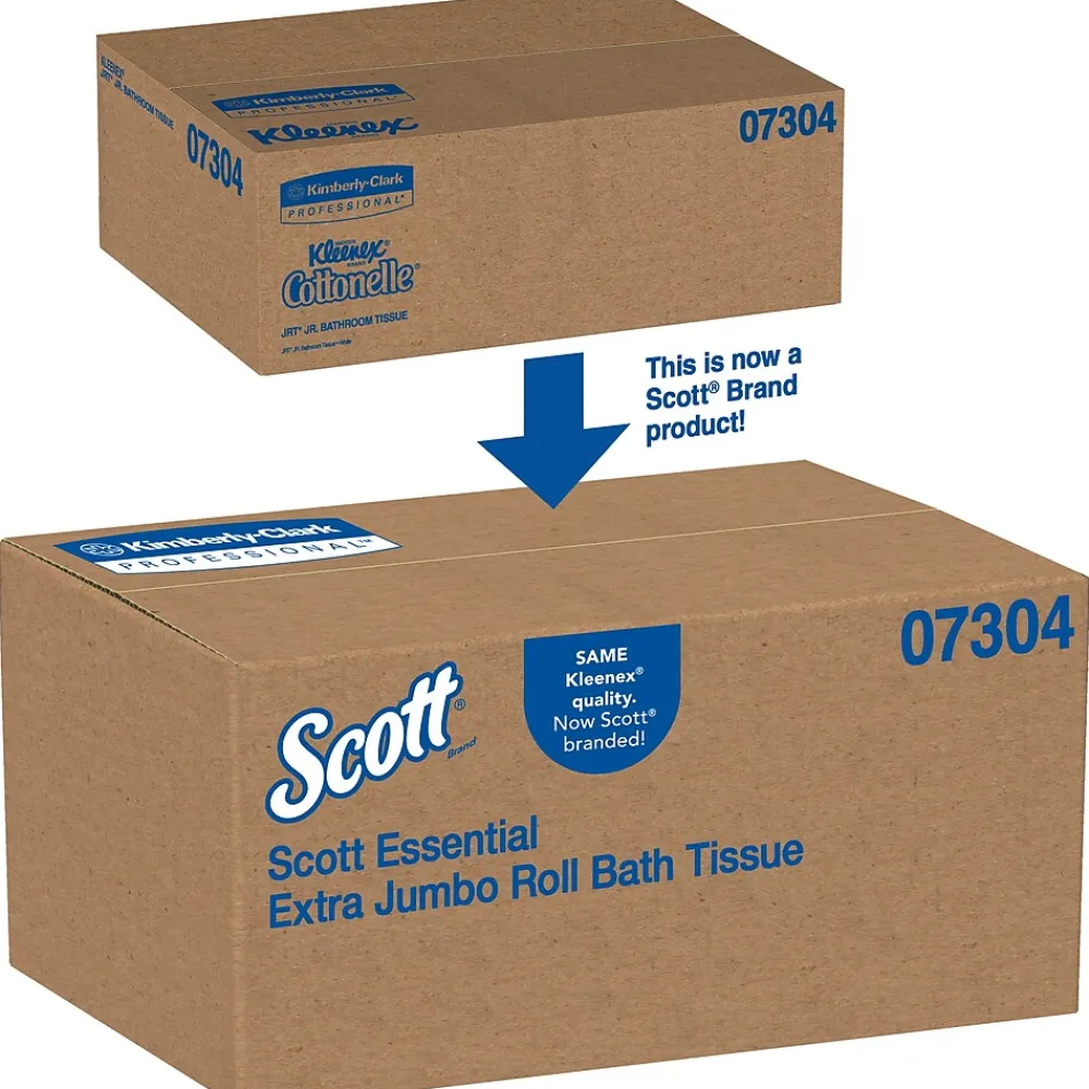 Essential 2-Ply Jumbo Toilet Paper, White, 12 Rolls/Carton (07304)<Scott Online