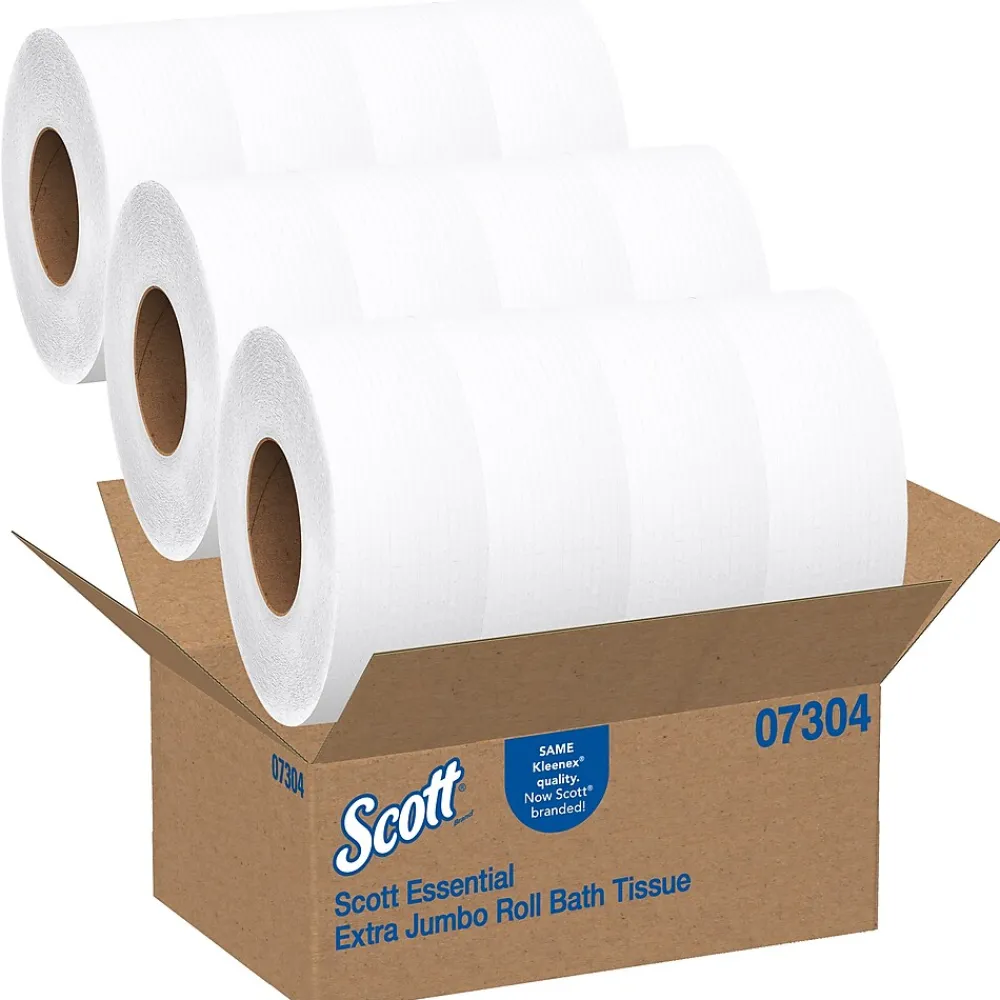 Essential 2-Ply Jumbo Toilet Paper, White, 12 Rolls/Carton (07304)<Scott Online