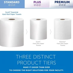Scott Essential Recycled Hardwound Paper Towels, 1-ply, 800 ft./Roll, 12 Rolls/Carton (01040)
