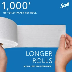 Essential Recycled Jumbo Toilet Paper, 2-ply, White, 4 Rolls/Case (03148)<Scott Discount