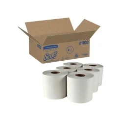 Scott Essential Recycled Centerpull Paper Towels, 1-ply, 700 Sheets/Roll, 6 Rolls/Pack (01032)