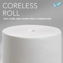 Essential Recycled Coreless Toilet Paper, 2-ply, White, 1000 Sheets/Roll, 36 Rolls/Case (04007)<Scott