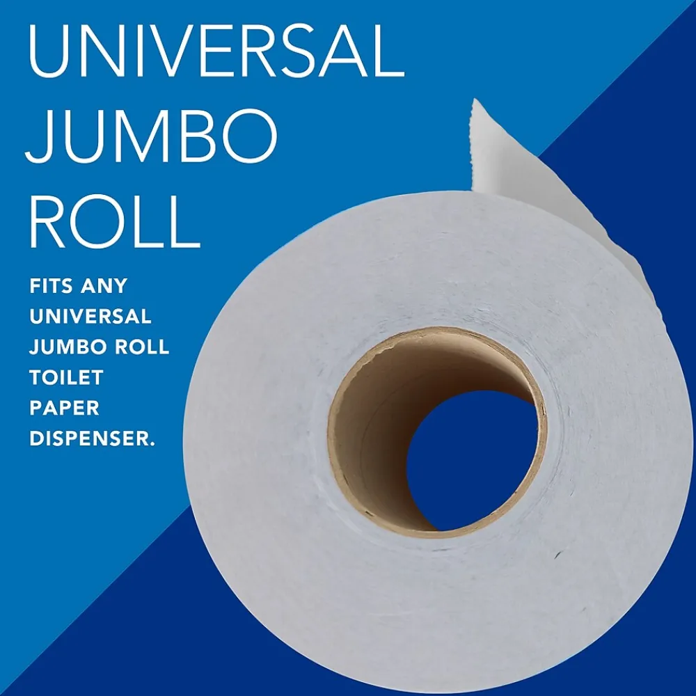 Essential Recycled Jumbo Toilet Paper, 2-ply, White, 12 Rolls/Case (67805)<Scott Sale