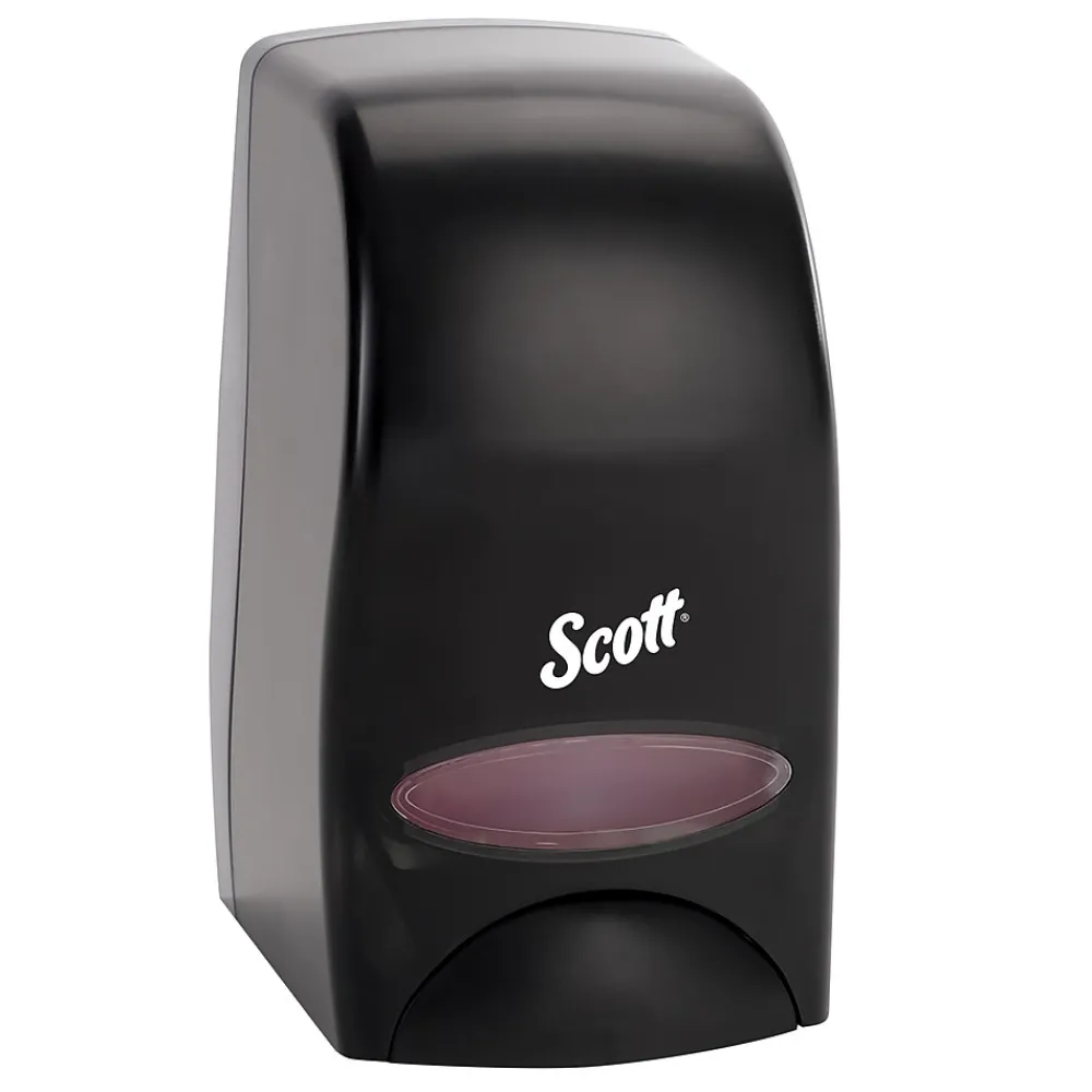 Essential Wall Mounted Hand Soap/Hand Sanitizer Dispenser, Black (KCC 92145)<Scott Discount
