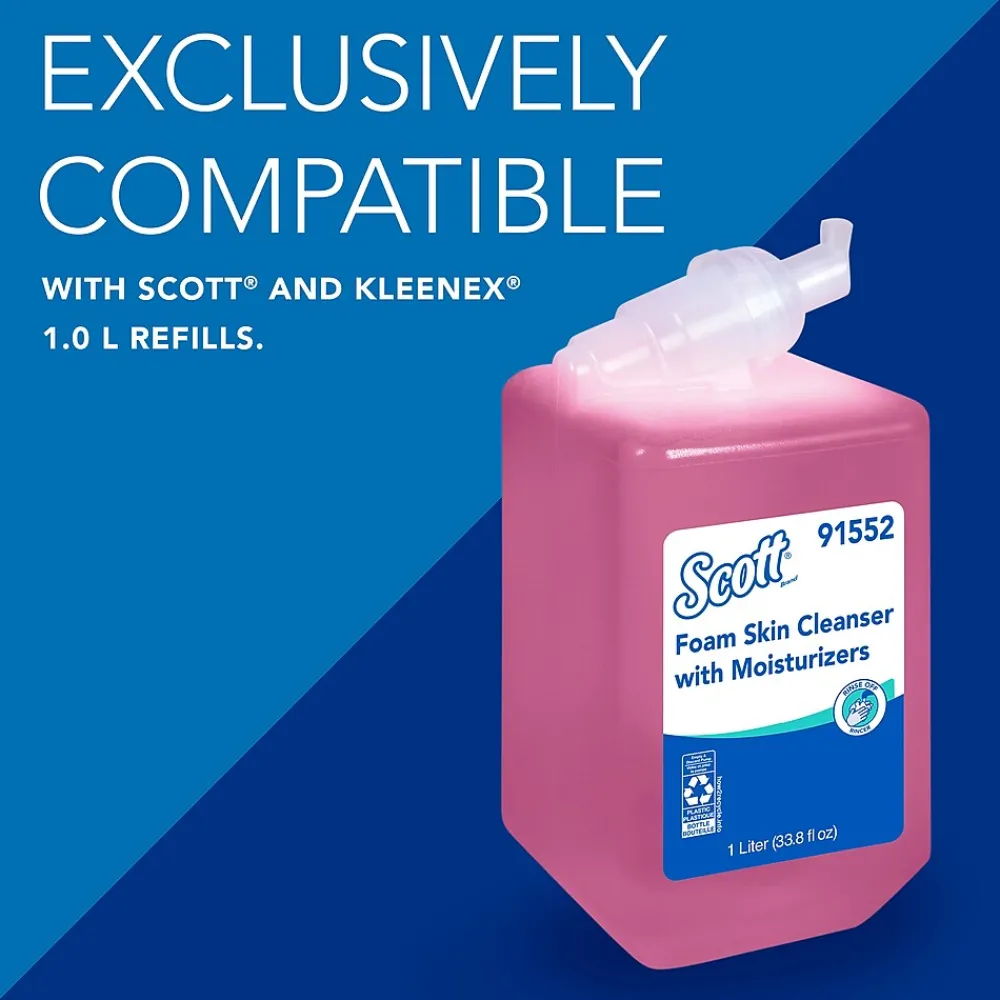 Essential Wall Mounted Hand Soap/Hand Sanitizer Dispenser, Black (KCC 92145)<Scott Discount