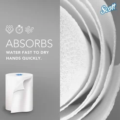 Scott Pro Hardwound Paper Towels, 1-ply, 900 ft./Roll, 6 Rolls/Carton (43959)