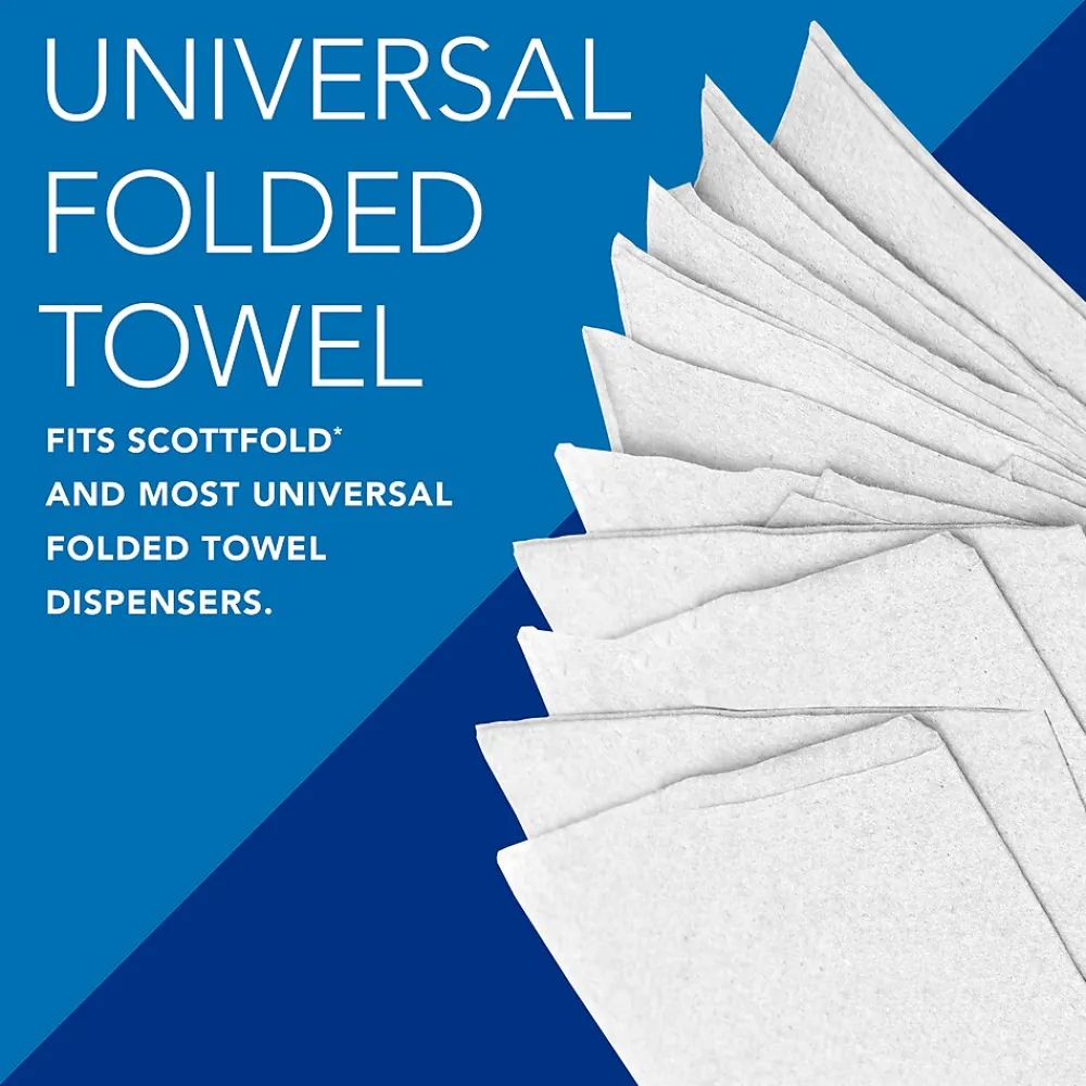 Scott Pro Recycled Multifold Paper Towels, 1-ply, 175 Sheets/Pack (01980)