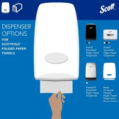 Scott Pro fold Recycled Multifold Paper Towels, 1-ply, 175 Sheets/Pack, 25 Packs/Carton (01960)