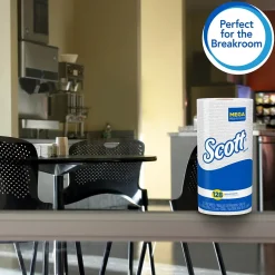 Scott Recycled Paper Towels, 1-ply, 128 Sheets/Roll, 20 Rolls/Pack (41482)