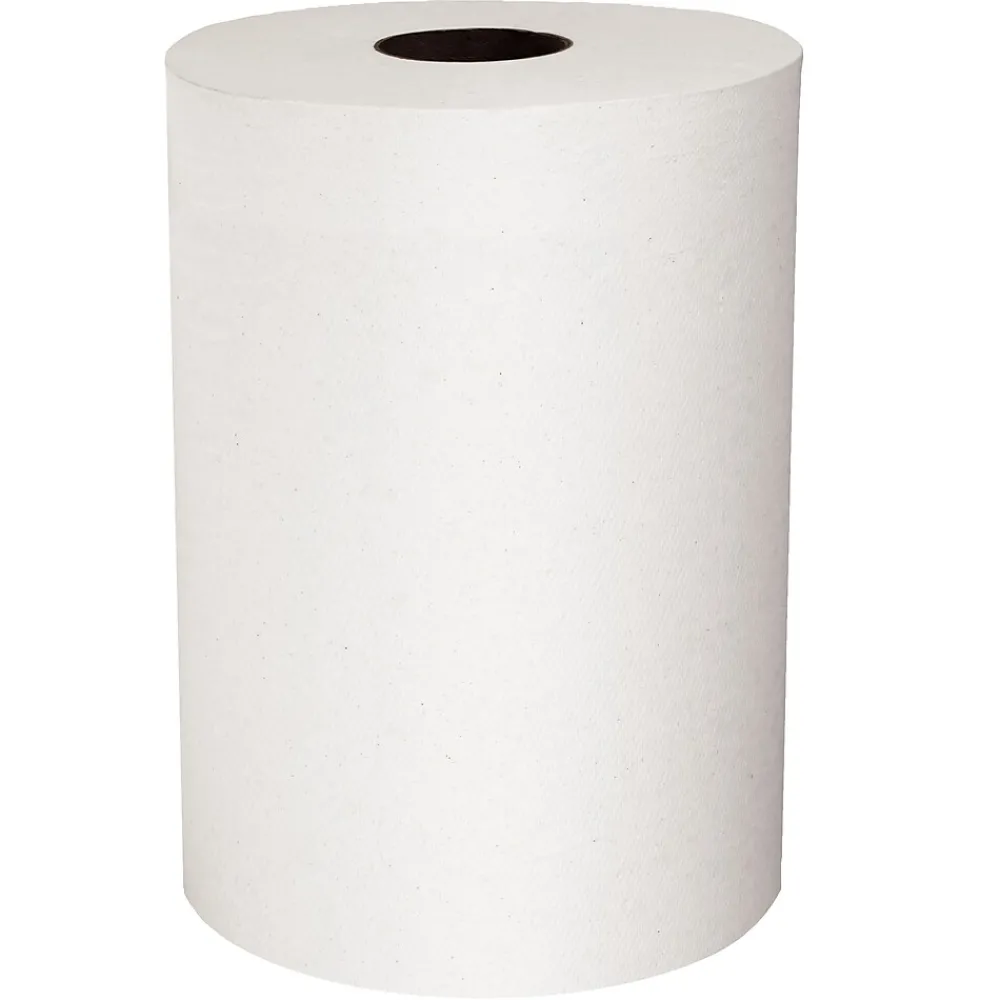 Scott SLIMROLL Recycled Hardwound Paper Towels, 1-ply, 580 ft./Roll, 6 Rolls/Carton (12388)