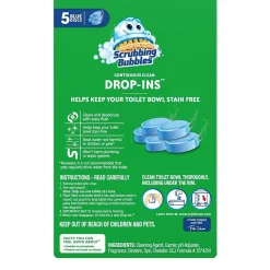 Drop-Ins Toilet Cleaning Tablets, 5/Pack (307946)<Scrubbing bubbles Discount