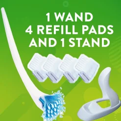 Fresh Brush Toilet Cleaning System Starter Kit, Citrus Scent (301822)<Scrubbing bubbles Best