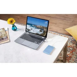 Hot Seagate One Touch 2TB External Hard Drive Slim Portable HDD USB 3.0 / USB 2.0, Blue (STKB2000402)