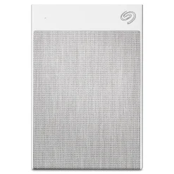 Sale Seagate Ultra Touch 2TB External Hard Drive Portable HDD USB-C and USB 3.0, White (STHH2000402)