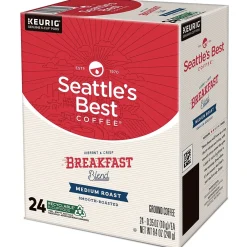 Seattle's Best Coffee Breakfast Blend Keurig® K-Cup® Pods, Medium Roast, 24/Box (SBK30188)