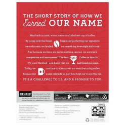 Seattle's Best Coffee House Blend Keurig® K-Cup® Pods, Medium Roast, 24/Box (SBK30189)