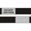 Seco Adhesive Do Not Disturb Sliding Sign, 10" x 2", Black/Gray (BA104)