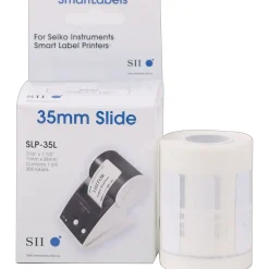 Labels|Seiko Thermal Transfer Label, 0.43 in x 1.5 in, White (SLP-35L)
